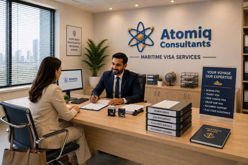 Atomiq Group Maitime Visas DOCUMENT CLEARING SERVICES