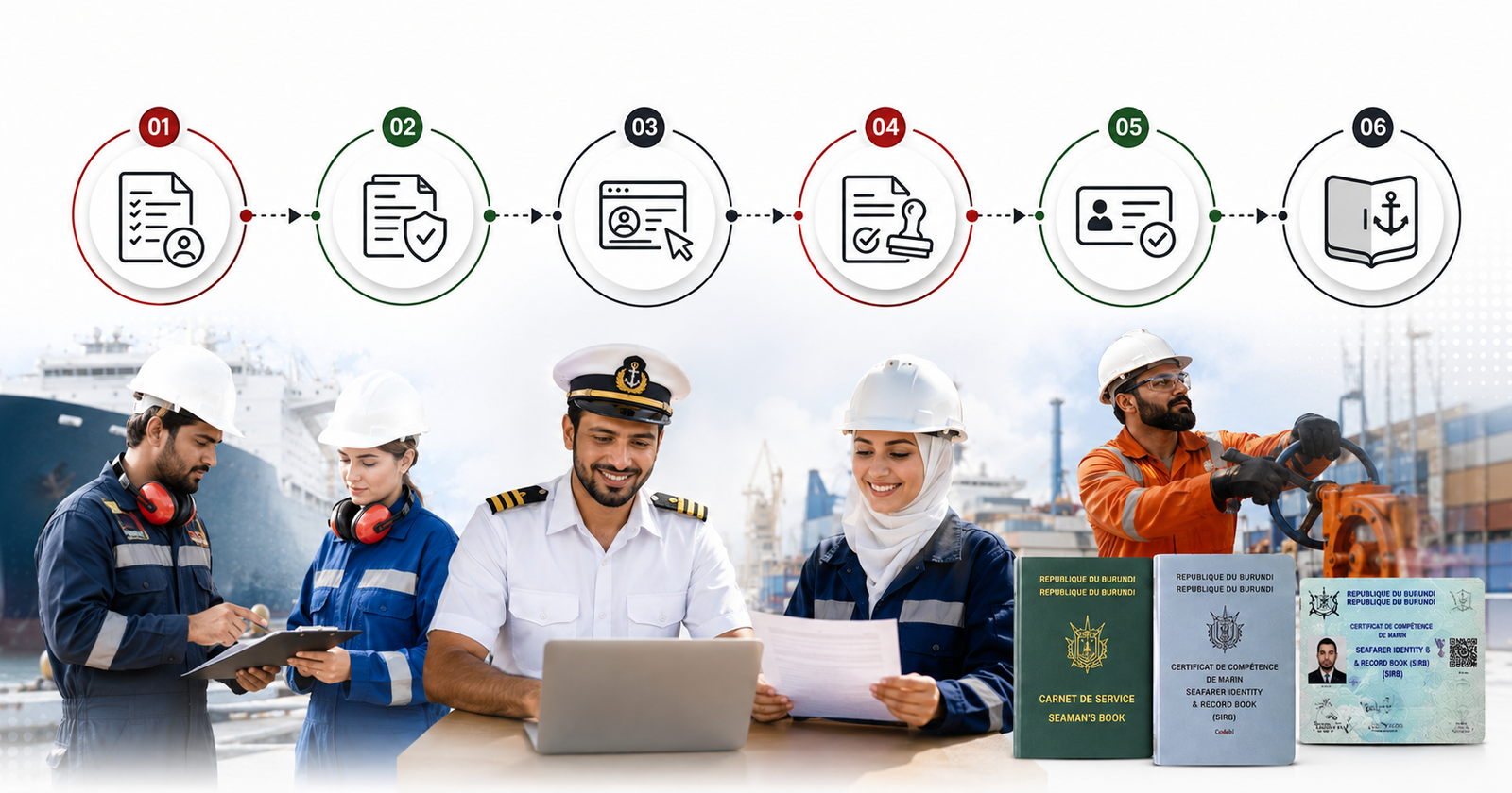 Burundi Seaman Book Application Process Online